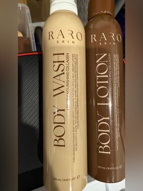 RARO skin lotion and wash